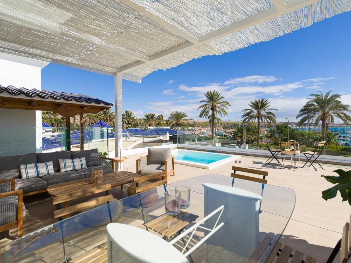 Pasitoblanco Porto Mare 45 Seaview Villa Private Heated Pool Pasito Blanco Kültér fotó
