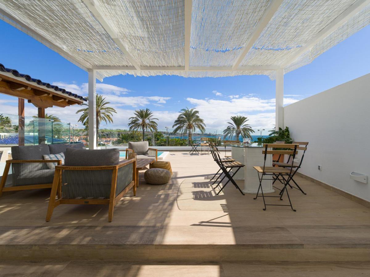 Pasitoblanco Porto Mare 45 Seaview Villa Private Heated Pool Pasito Blanco Kültér fotó