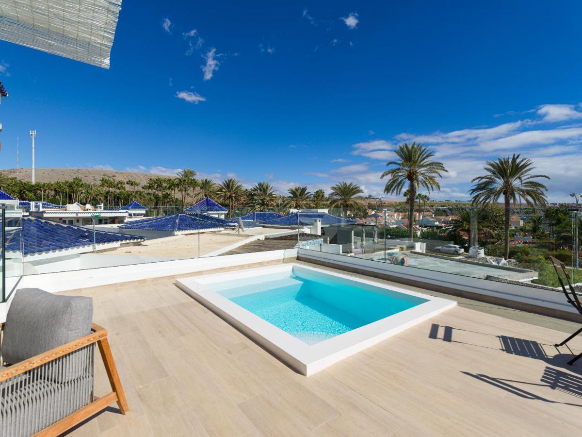 Pasitoblanco Porto Mare 45 Seaview Villa Private Heated Pool Pasito Blanco Kültér fotó
